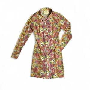 Funky Floral Fashion Brand Company Mesh Dress